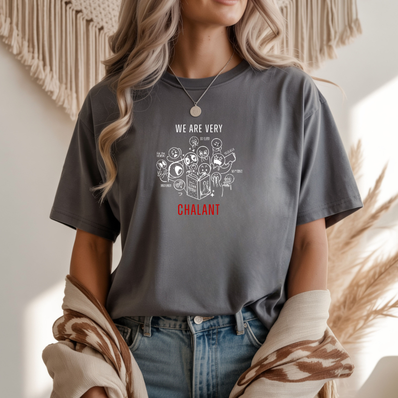 Book Devouring Horde " We Are Very Chalant" Tee