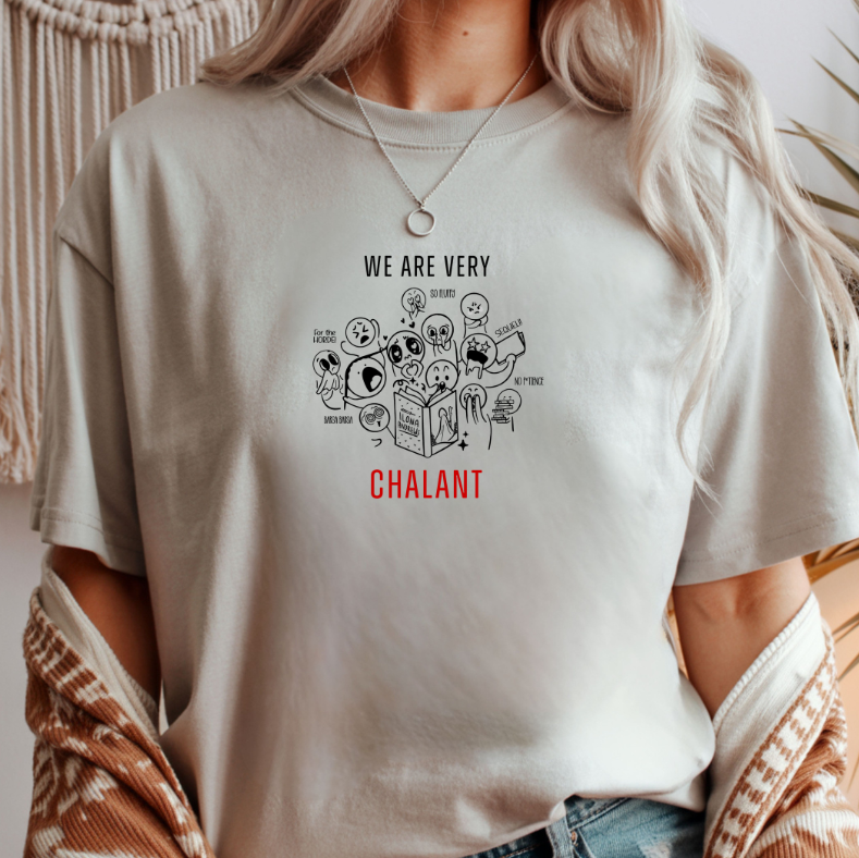 Book Devouring Horde "We Are Very Chalant" Tee