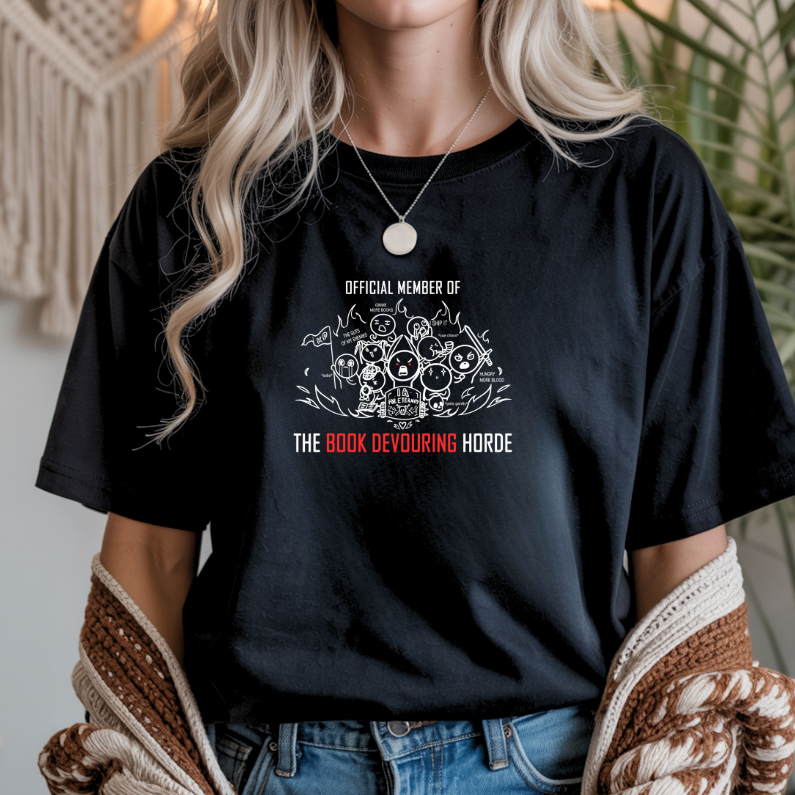 Book Devouring Horde "Official Member" Tee