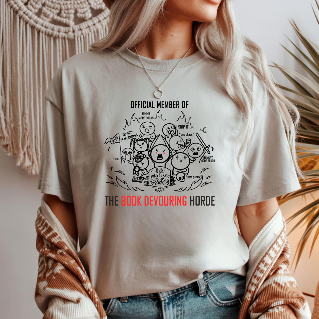 Book Devouring Horde "Official Member" Tee
