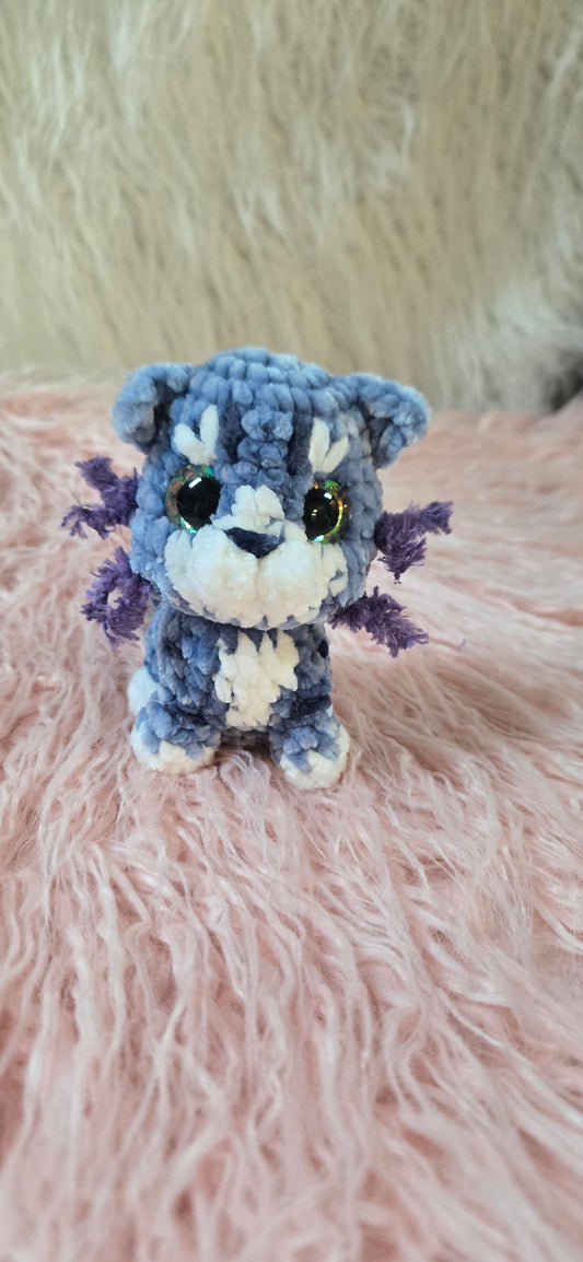 Crochet Kitty Blue