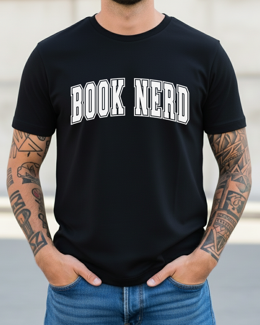 Book Nerd Varsity Men's Tee