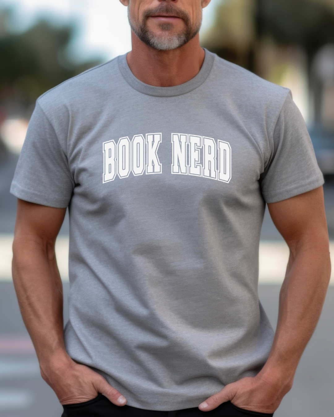 Book Nerd Varsity Men's Tee