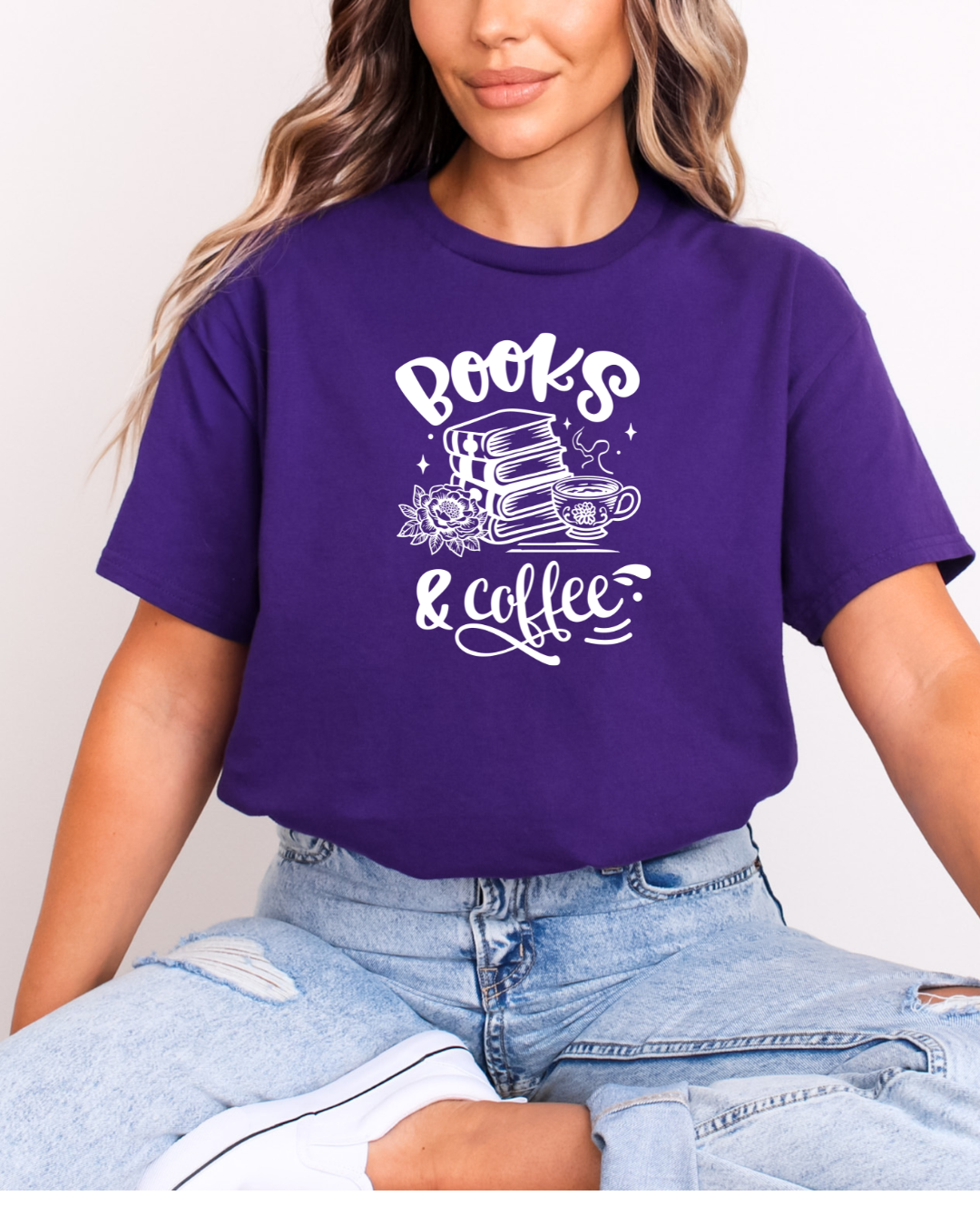 Books & Coffee Women's Tee