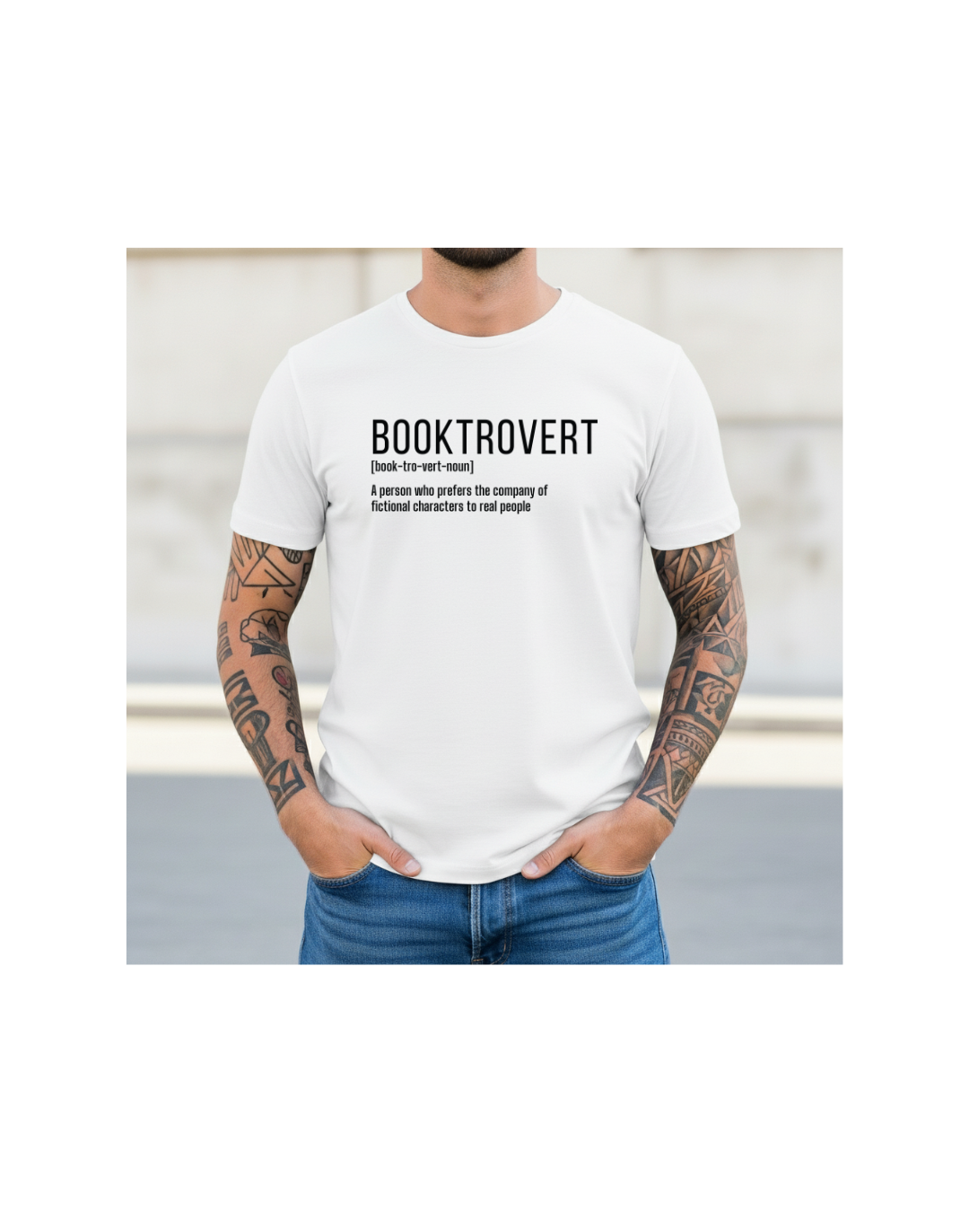 Booktrovert 2 Men's Tee