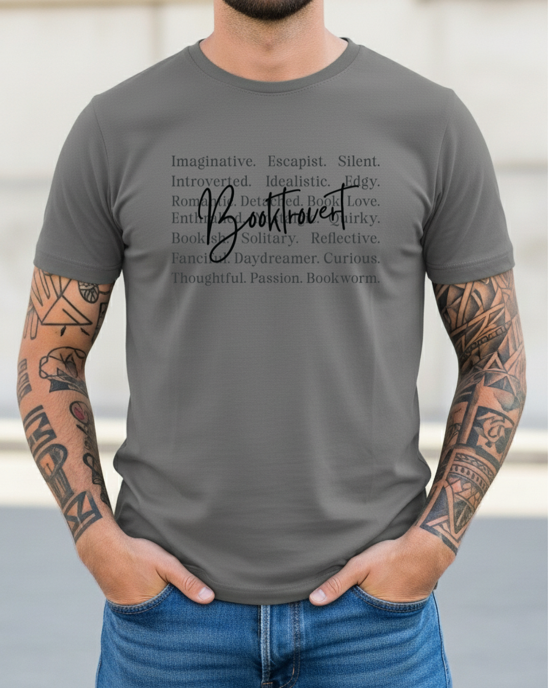 Booktrovert Men's Tee