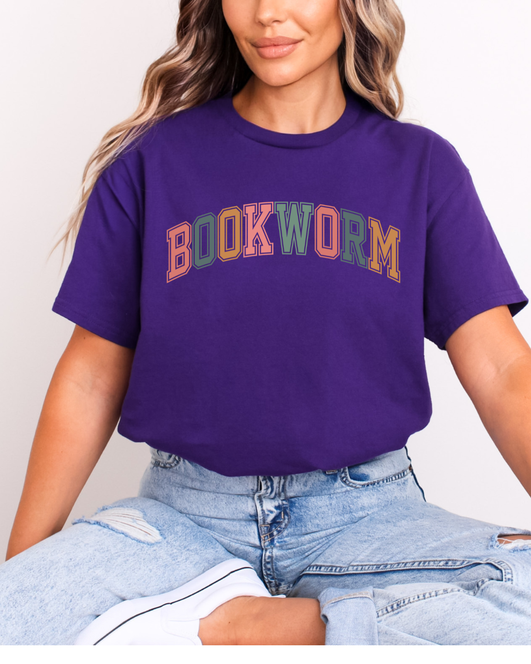 Bookworm Colorful Women's Tee