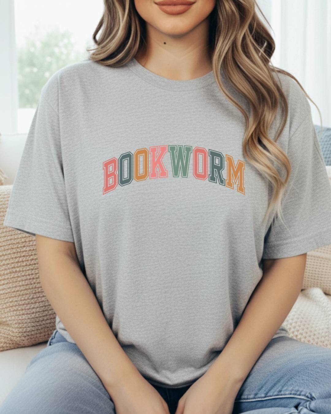 Bookworm Colorful Women's Tee