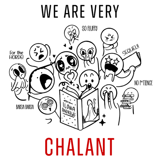 UV-DTF Sticker We Are Very Chalant
