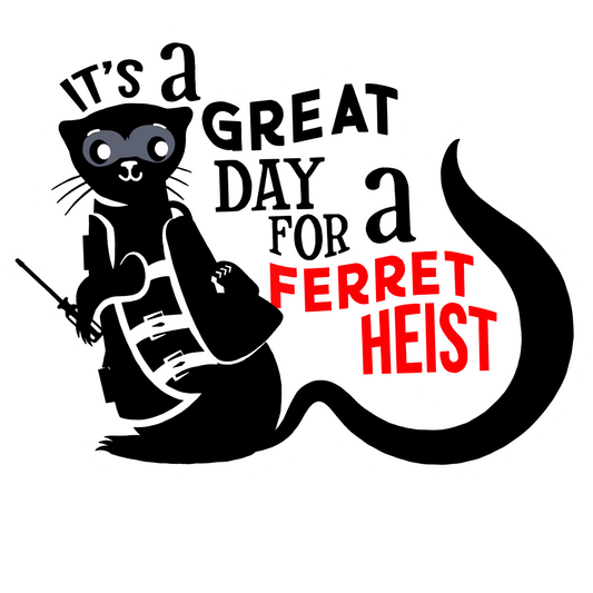 UV-DTF Sticker Classic Ferret