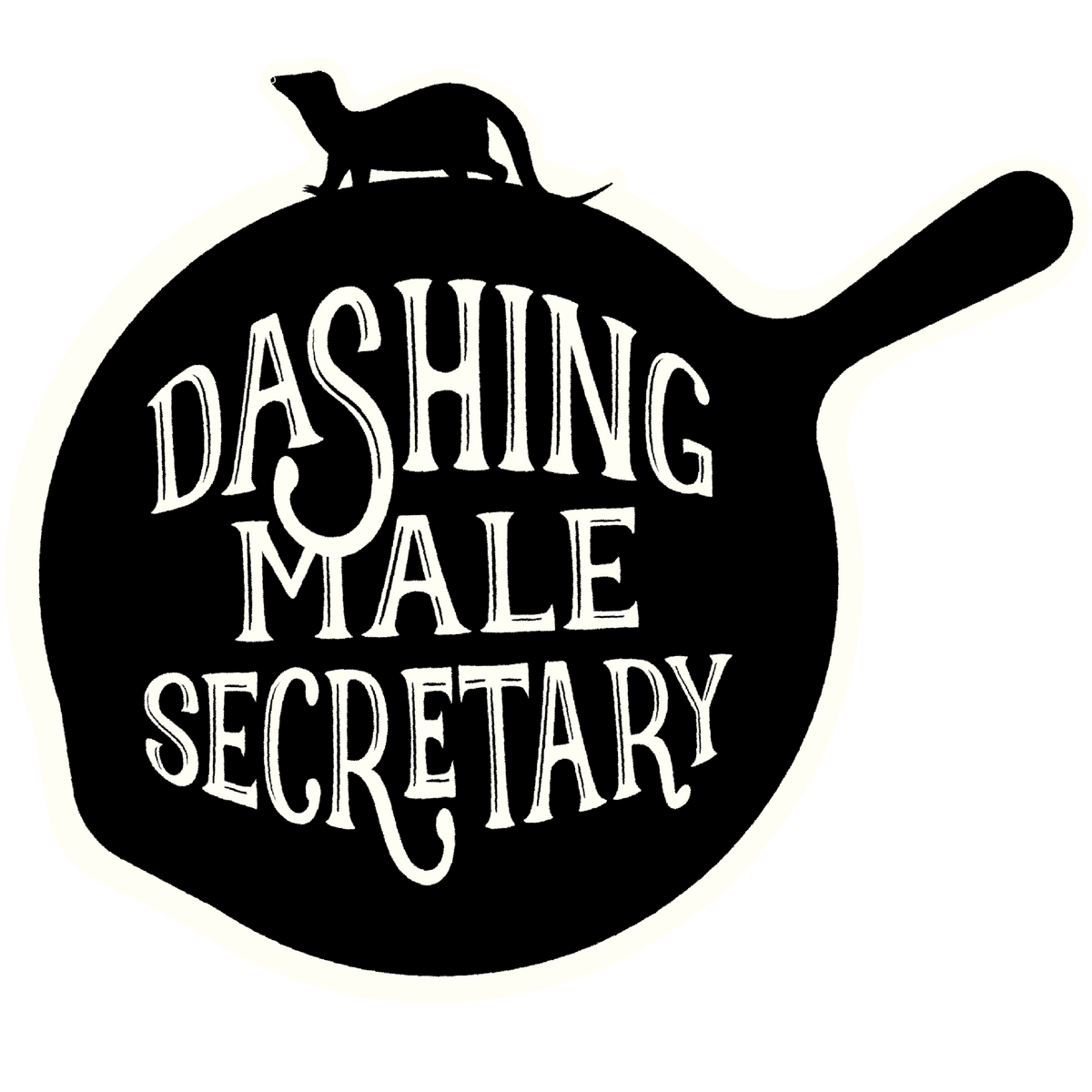UV-DTF Sticker Dashing Male Secetary