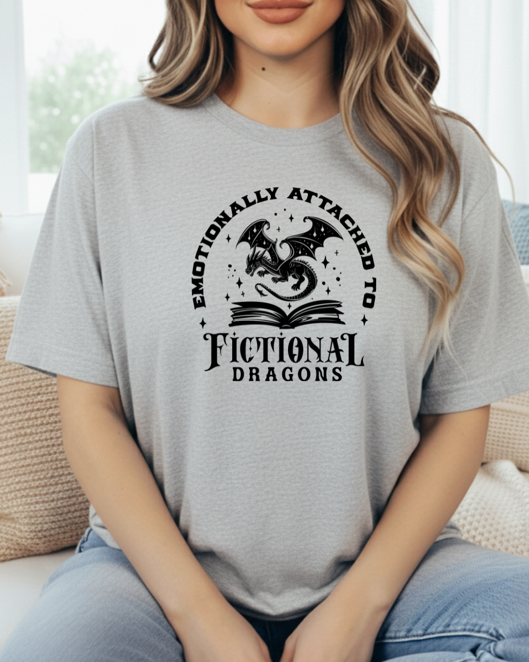 Emotionally Attached To Fictional Dragons Women's Tee