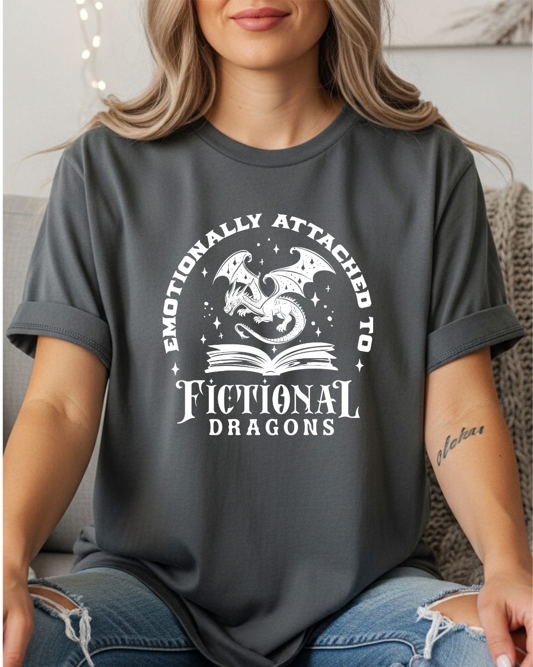 Emotionally Attached To Fictional Dragons Women's Tee