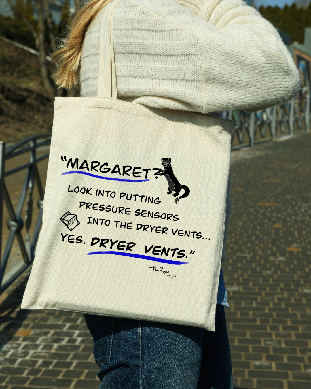 Hidden Legacy "Margaret" Magnetic Snap Closure Canvas Tote