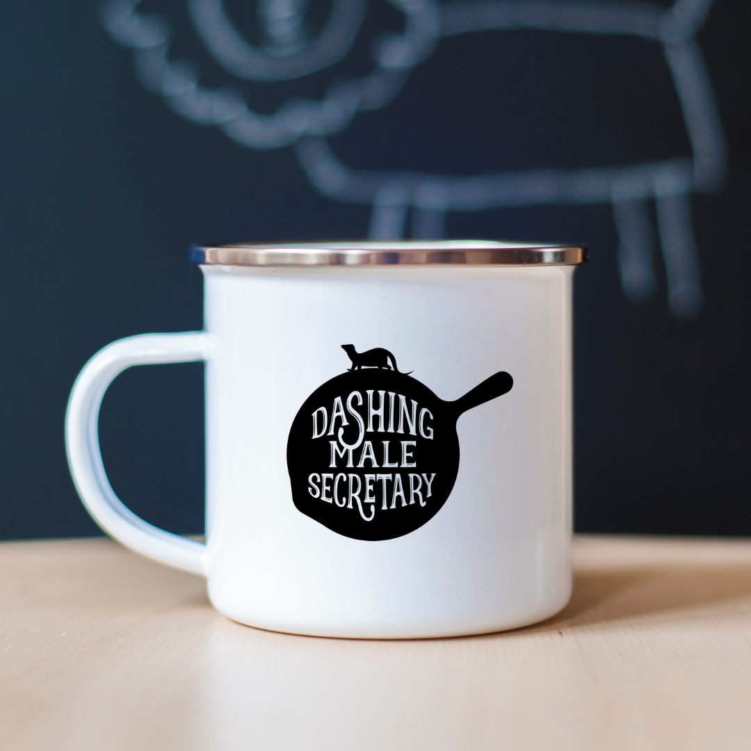 Hidden Legacy "Dashing Male" Camping Mug