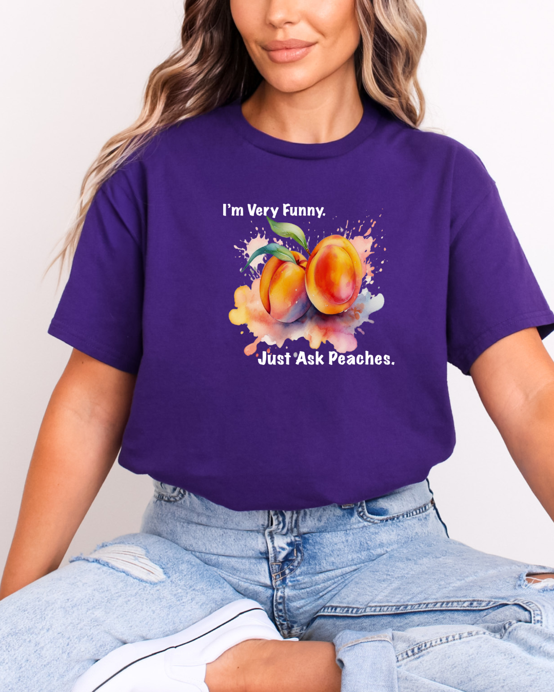*Peaches Splat Tee