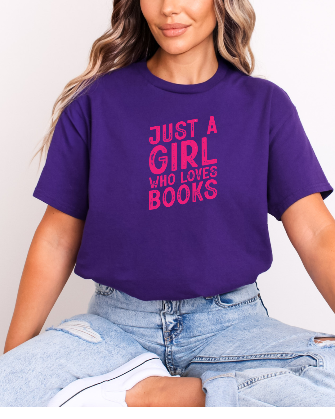 Just A Girl Who Loves Books Women's Tee
