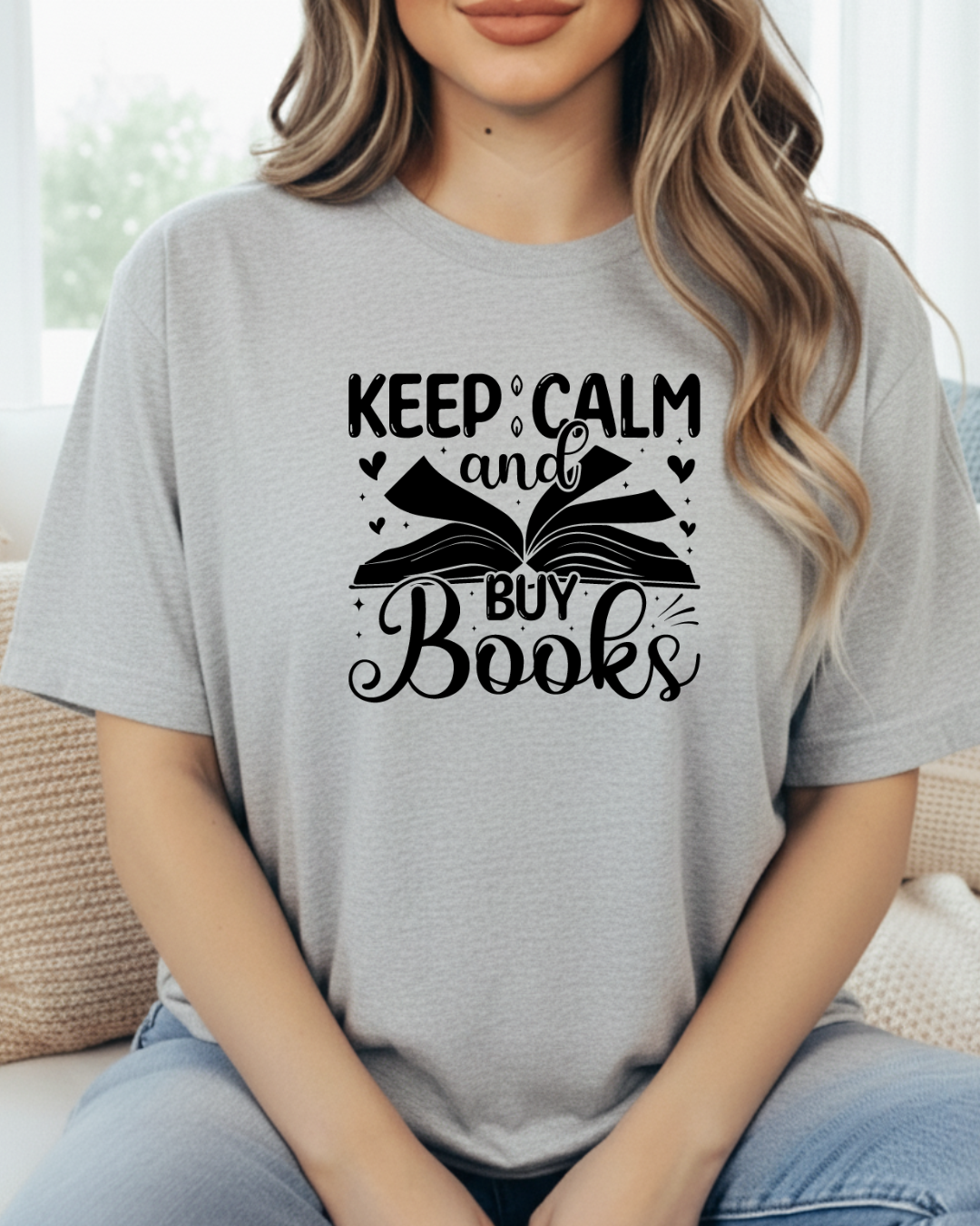 Keep Calm and Buy Books Women's Tee