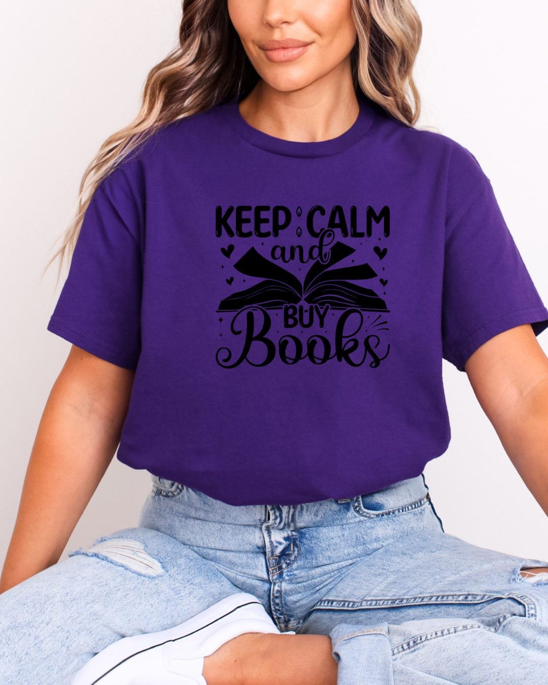 Keep Calm and Buy Books Women's Tee