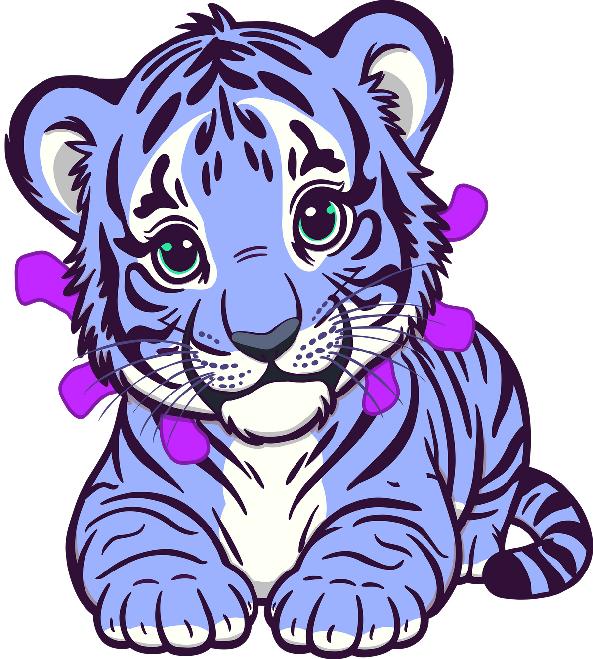 UV-DTF Sticker Kitty without Tentacles