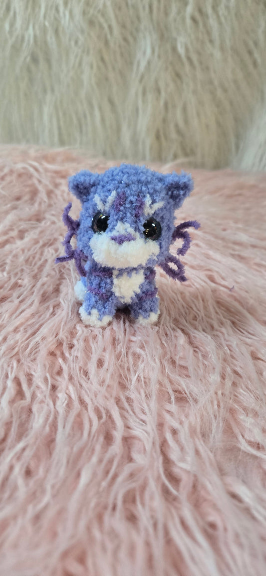 Crochet Kitty Periwinkle