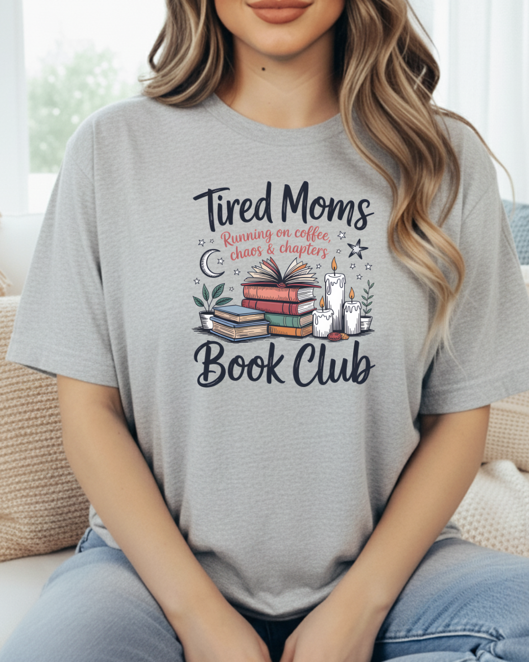 Tired Mom's Book Club Women's Tee