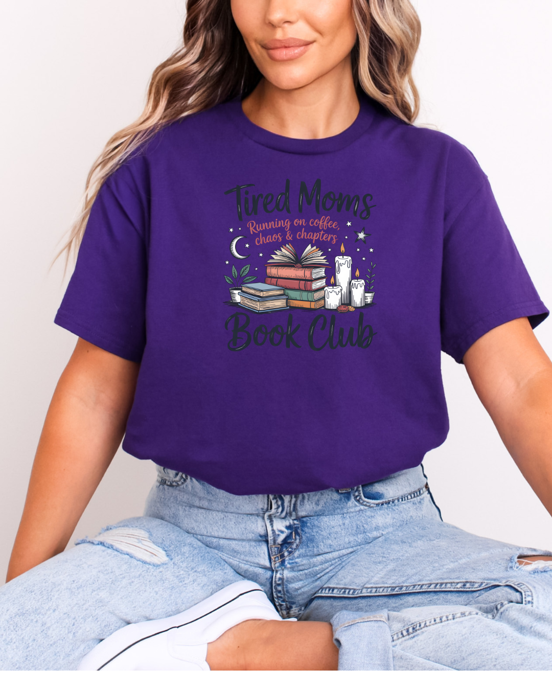 Tired Mom's Book Club Women's Tee