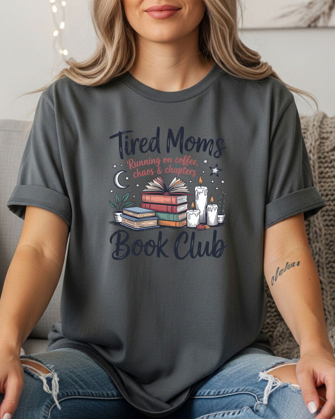 Tired Mom's Book Club Women's Tee